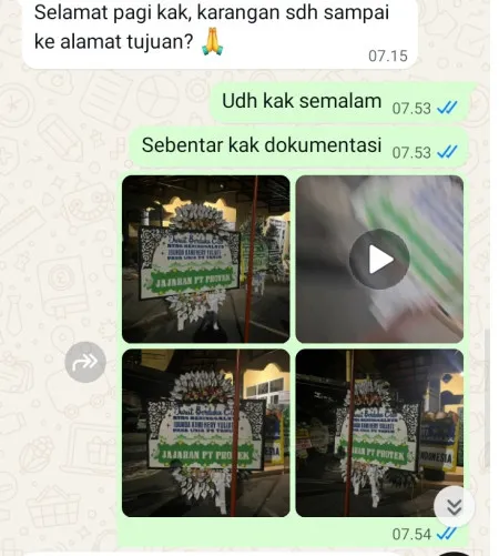 Pengiriman Papan Bunga Selamat Cempaka Putih Barat