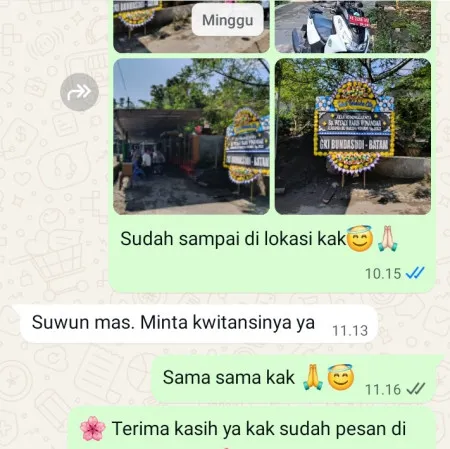 Pengiriman Papan Bunga Duka Cempaka Putih Barat