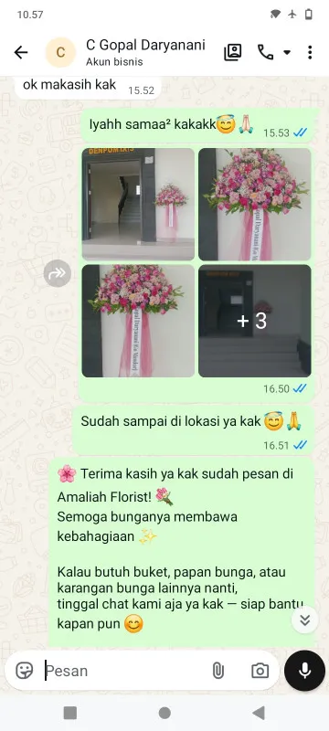 Pengiriman Karangan Bunga Cempaka Putih Barat