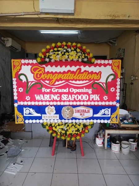 Papan Bunga Ucapan Selamat Cempaka Putih Barat