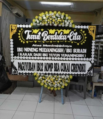 Papan Bunga di Cempaka Putih Barat